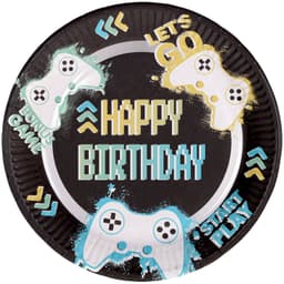 Paper Plates 9 Inches Level-Up- 8 Pc
