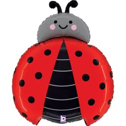Lady Bug Balloon (Helium) - 24 Inches