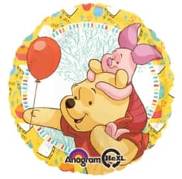 Pooh & Piglet Round Balloon (Helium) - 18 Inches