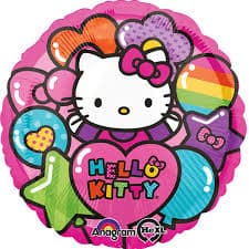 Hello Kitty Rainbow Balloon (Helium) - 18 Inches