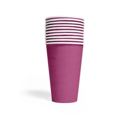 Premium Paper Cups Purple 350ml- 10 Pc