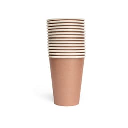 Premium Paper Cups Rose Gold 210ml- 8 Pc
