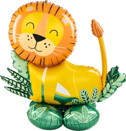 Consumer Inflated Air loons Get Wild Lion Foil Balloon (Air- Filled) - 45 Inches * 43 Inches