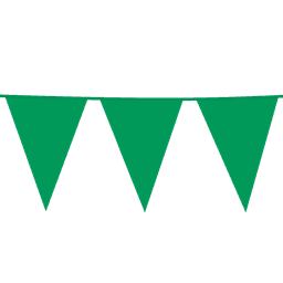 Premium Plastic Giant Bunting dark Green 30ft - 1 Pc