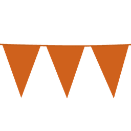 Premium Plastic Giant Bunting Orange 30ft - 1 Pc