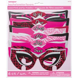 Paper Masks Bachelorette Party-6Pc
