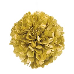 Paper Honey Comb Gold- 16 Inches