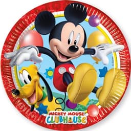 Mickey Mouse Paper Plates 9 Inches - 8 Pc