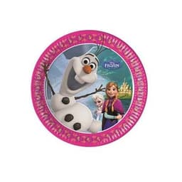 Disney Frozen Paper Plates 7 Inches - 8 Pc