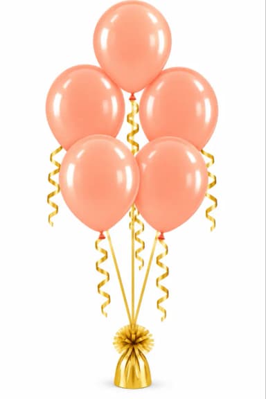 Anagram Fashion Coral Latex Balloon (Helium/Air-Filled)- 11 Inches inspiration 1