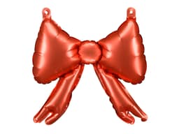 Red Bow Garland (Air-Filled)- 10 Inches * 9.5 Inches 