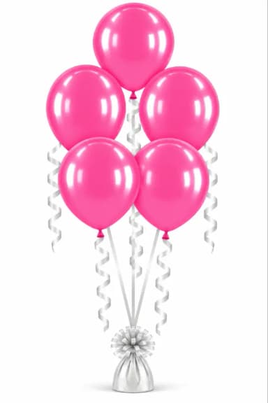 Anagram Fashion Hot Pink Latex Balloon (Helium /Air-Filled)- 11 Inches inspiration 1