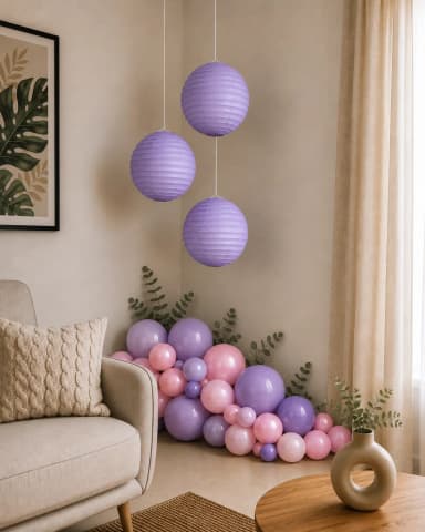 Paper Lantern Round Lilac- 10 Inch inspiration 1
