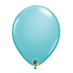 Caribbean Blue Latex Balloon (Air Filled) - 5 Inches