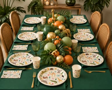Paper Napkins 33cm*33cm Zoo Party - 20pc inspiration 2