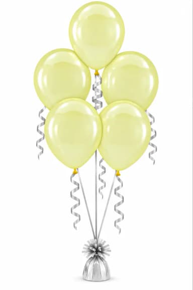 Anagram Crystal Clearz™ Yellow Latex Balloon (Helium/Air-Filled)- 11 Inches inspiration 1