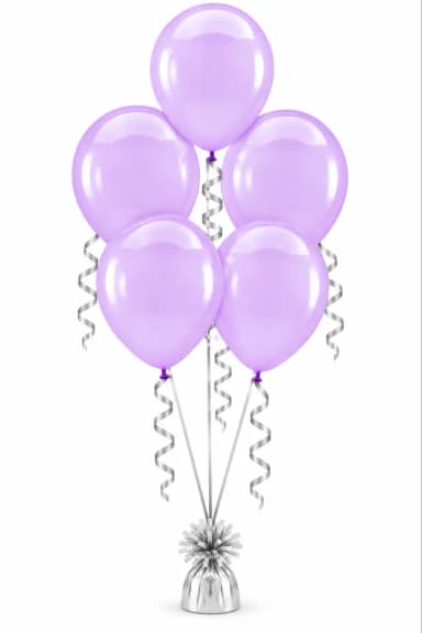 Anagram Crystal Clearz™ Purple Latex Balloon (Helium/Air-Filled)- 11 Inches inspiration 1