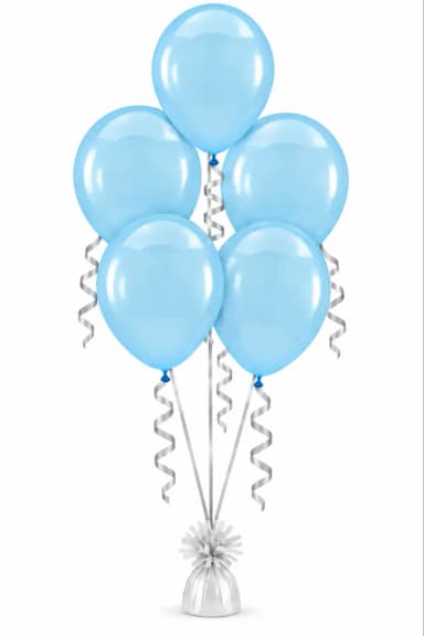 Anagram Crystal Clearz™ Blue Latex Balloon (Helium/Air-Filled)- 11 Inches inspiration 1