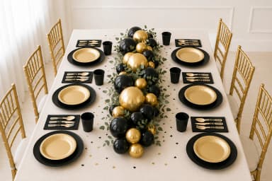 Premium Wooden Cutlery Black- 18 Pc inspiration 2