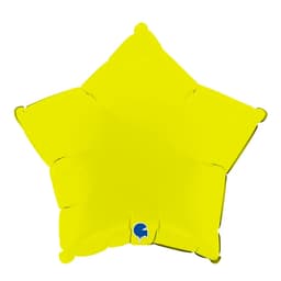 Star Matte Lime Green Foil Balloon (Helium)- 18 Inches